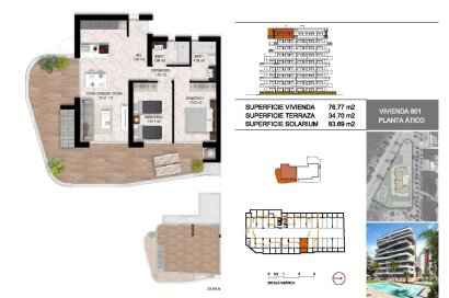 New Build - Penthouse - Guardamar del Segura - Puerto